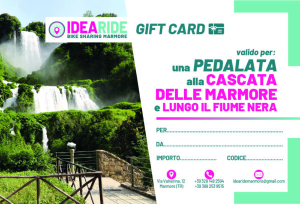 Gift Card PEDALATA SULLA CASCATA DELLE MARMORE